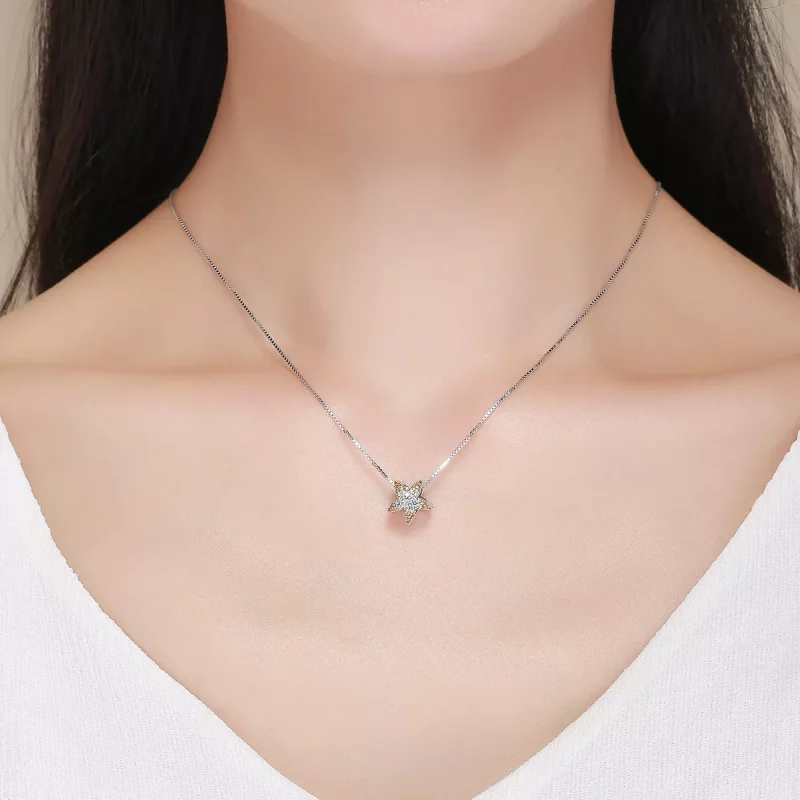 (imagen para) Charm de Estrella de Mar de Plata al estilo Pandora - SCC586 - Ver 6