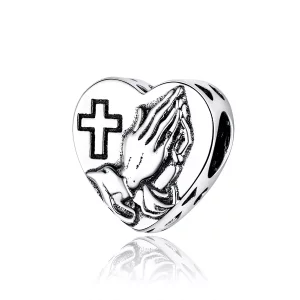 (imagen para) Charm de fe en plata estilo Pandora - BSC317