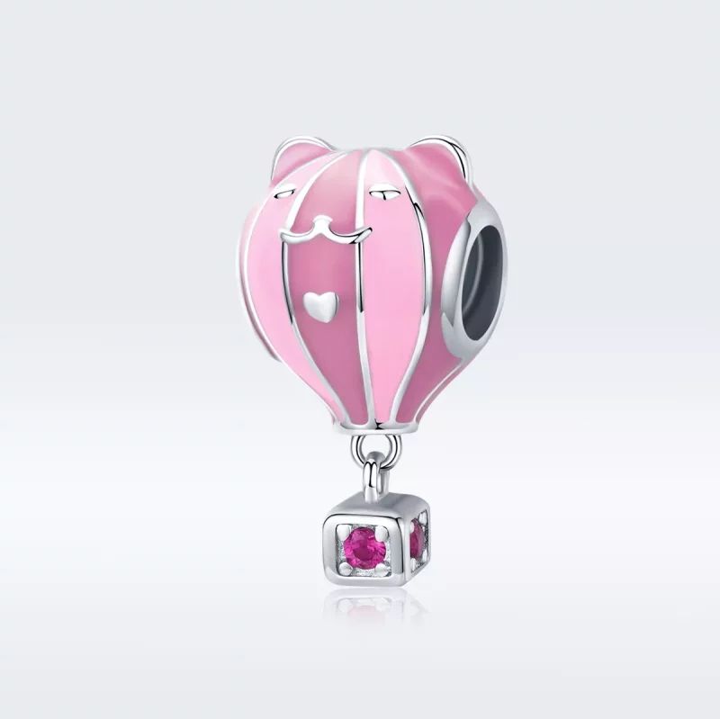 (imagen para) Charm de globo animal de plata al estilo de Pandora - SCC1378 - Ver 5