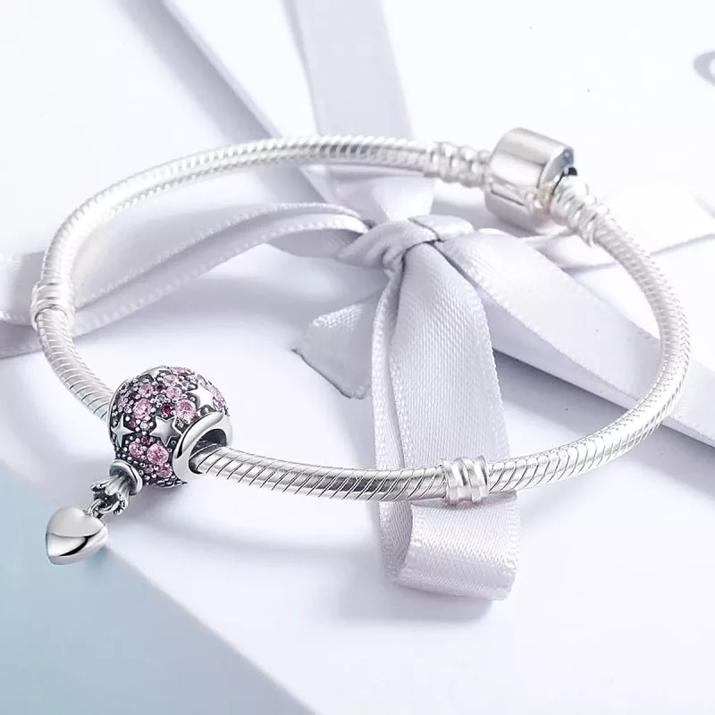 (imagen para) Charm de globo de confesión de plata estilo Pandora - SCC517 - Ver 4