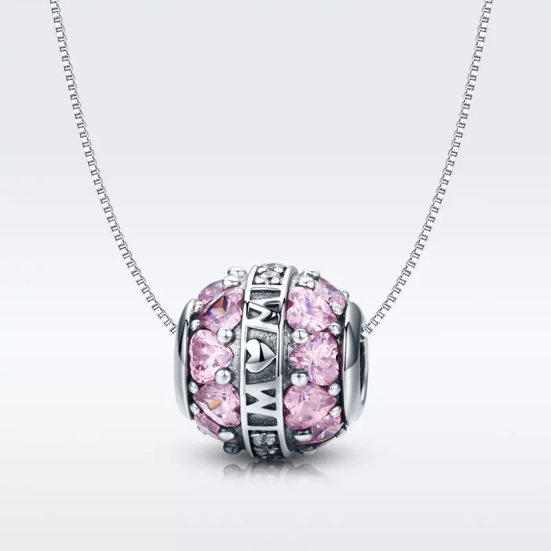 (imagen para) Charm de Gran Amor en Plata Estilo Pandora - SCC580 - Ver 2