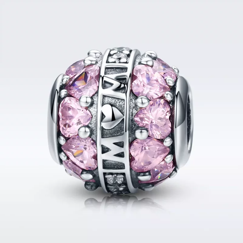 (imagen para) Charm de Gran Amor en Plata Estilo Pandora - SCC580 - Ver 3