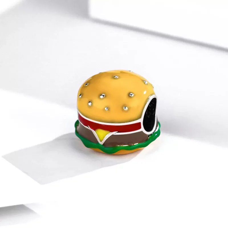 (imagen para) Charm de hamburguesa gourmet al estilo Pandora - SCC2014 - Ver 2