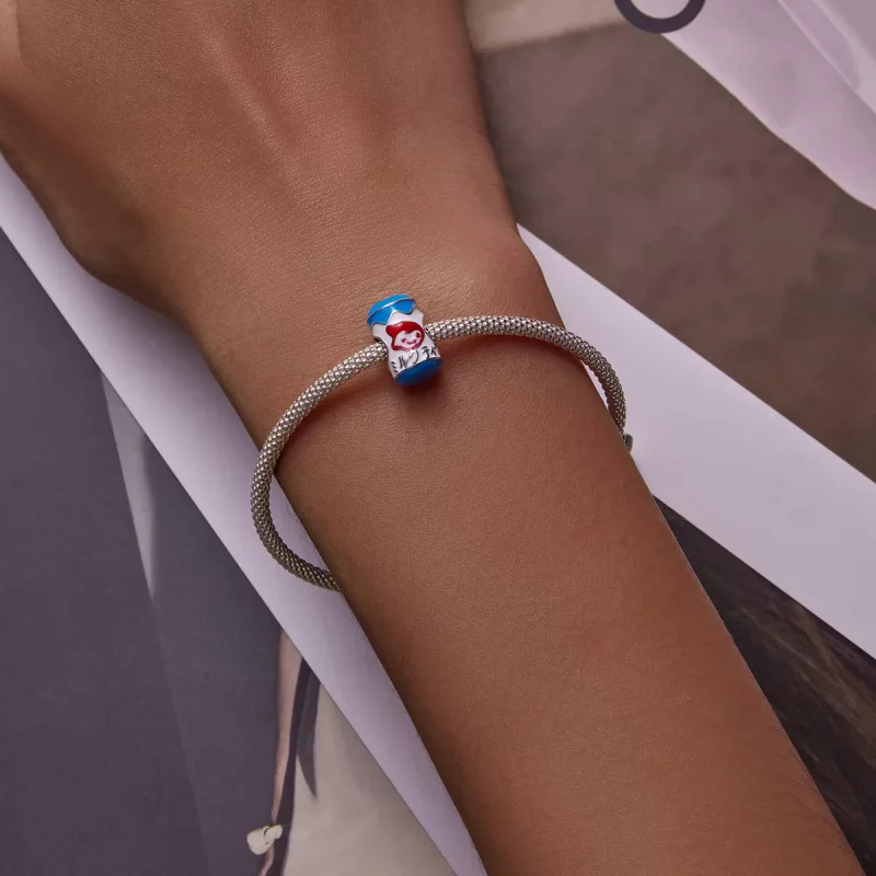 (imagen para) Charm de leche en lata estilo Pandora - SCC2197 - Ver 6