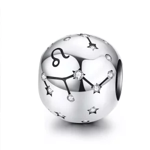 (imagen para) Charm de Leo en estilo Pandora plateado - SCC1218-5