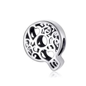 (imagen para) Charm de letra "Q" mágica de plata estilo Pandora - SCC1229-Q