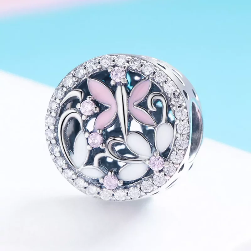 (imagen para) Charm de Libélula de Plata al Estilo Pandora - SCC757 - Ver 2