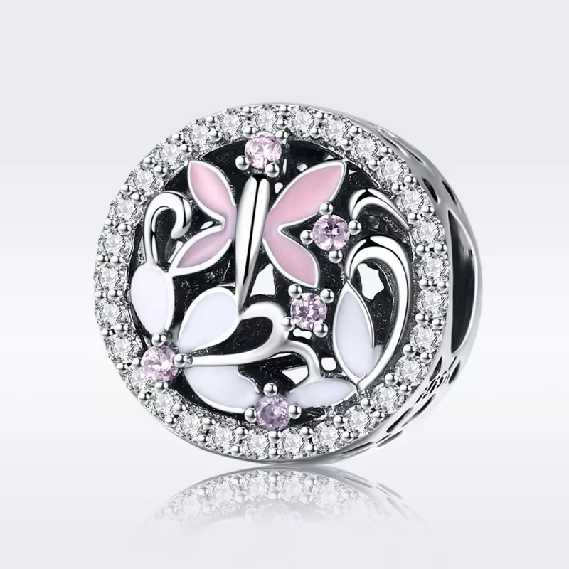 (imagen para) Charm de Libélula de Plata al Estilo Pandora - SCC757 - Ver 3