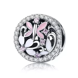(imagen para) Charm de Libélula de Plata al Estilo Pandora - SCC757