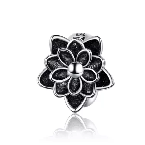 (imagen para) Charm de Loto de Plata de Estilo Pandora - SCC1196
