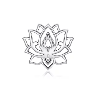 (imagen para) Charm de Loto en Flor de Estilo Pandora de Plata - SCC1724