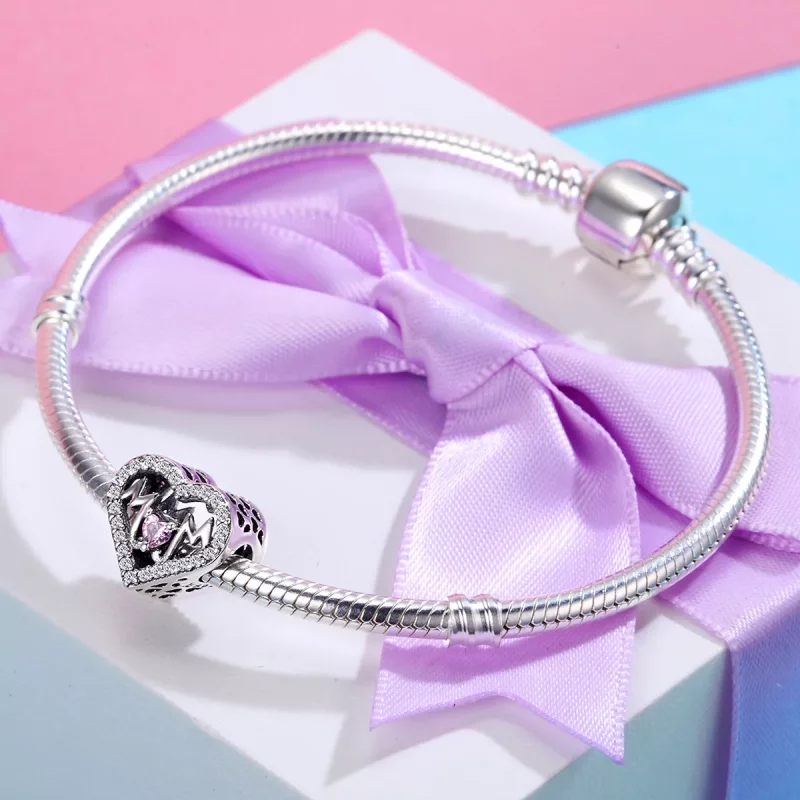 (imagen para) Charm de Mamá en Plata Estilo Pandora - SCC395 - Ver 5