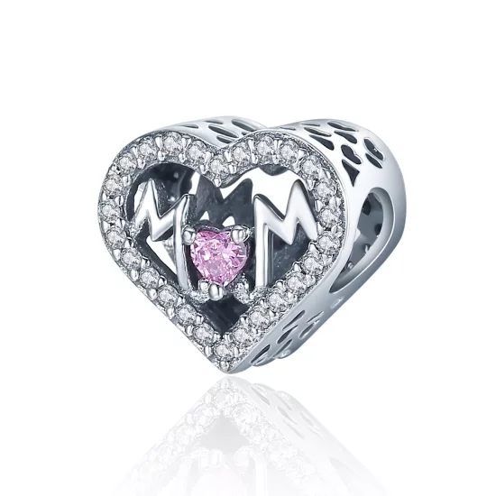 (imagen para) Charm de Mamá en Plata Estilo Pandora - SCC395