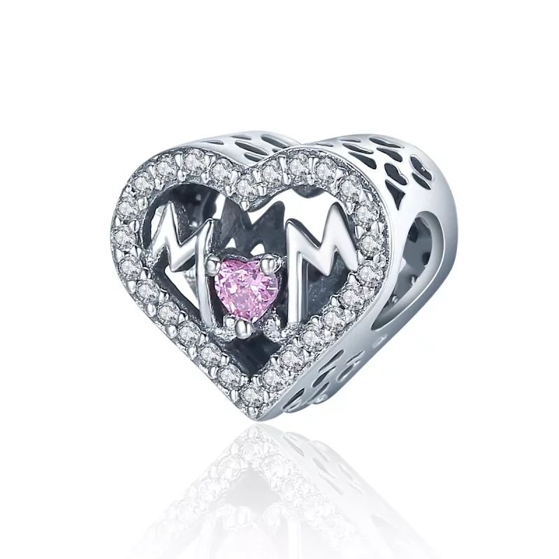 (imagen para) Charm de Mamá en Plata Estilo Pandora - SCC395
