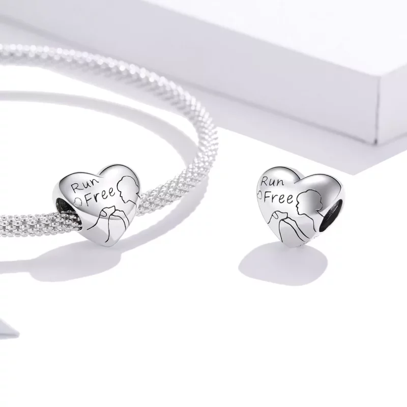 (imagen para) Charm de mamá perrita estilo Pandora en plata - SCC1679 - Ver 4