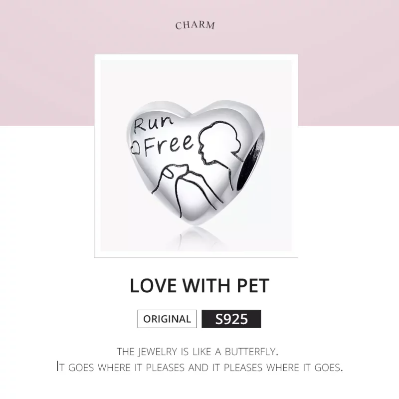 (imagen para) Charm de mamá perrita estilo Pandora en plata - SCC1679 - Ver 6