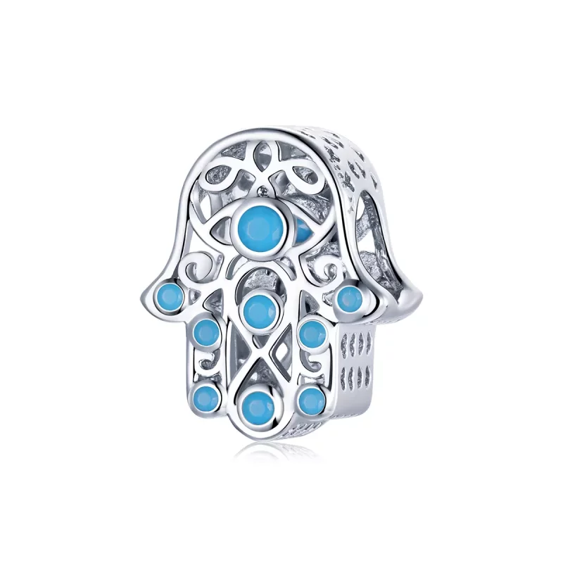 (imagen para) Charm de Mano de la Suerte en Plata Estilo Pandora - SCC1757