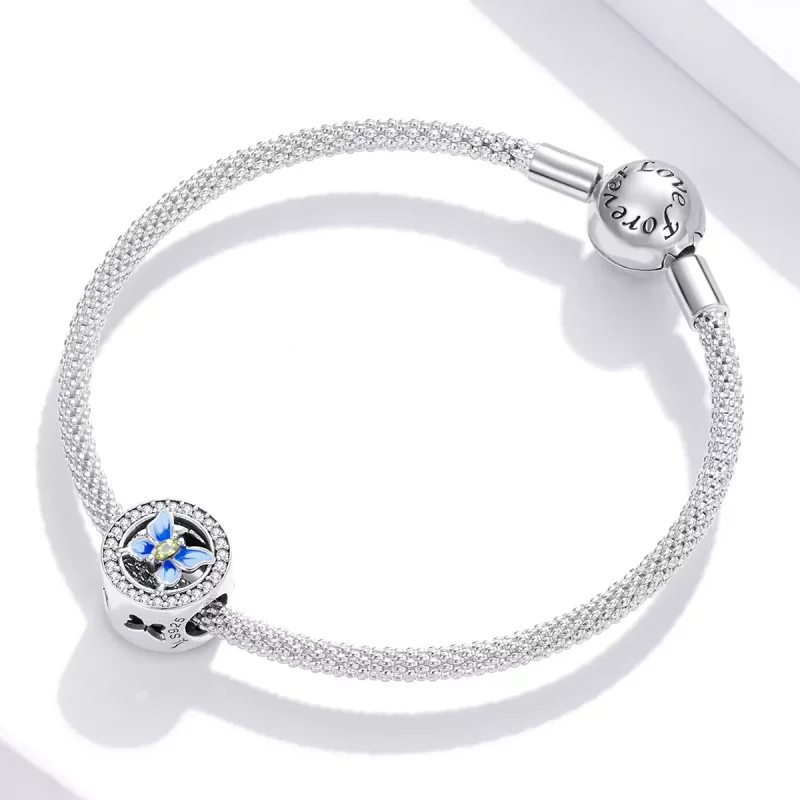 (imagen para) Charm de mariposa colorida estilo Pandora - SCC1682 - Ver 3