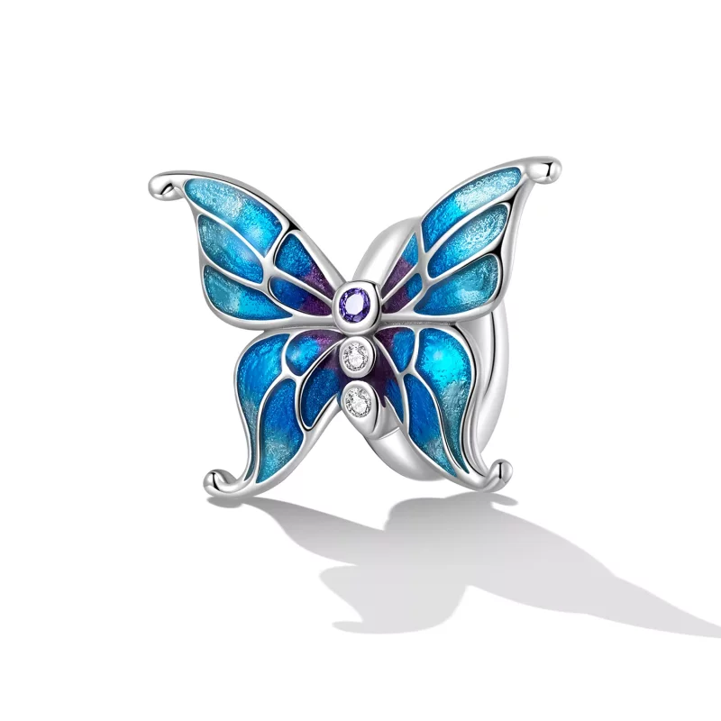 (imagen para) Charm de mariposa estilo Pandora - SCC2326 - Ver 2
