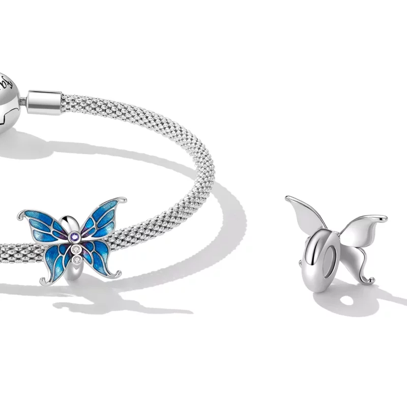 (imagen para) Charm de mariposa estilo Pandora - SCC2326 - Ver 4