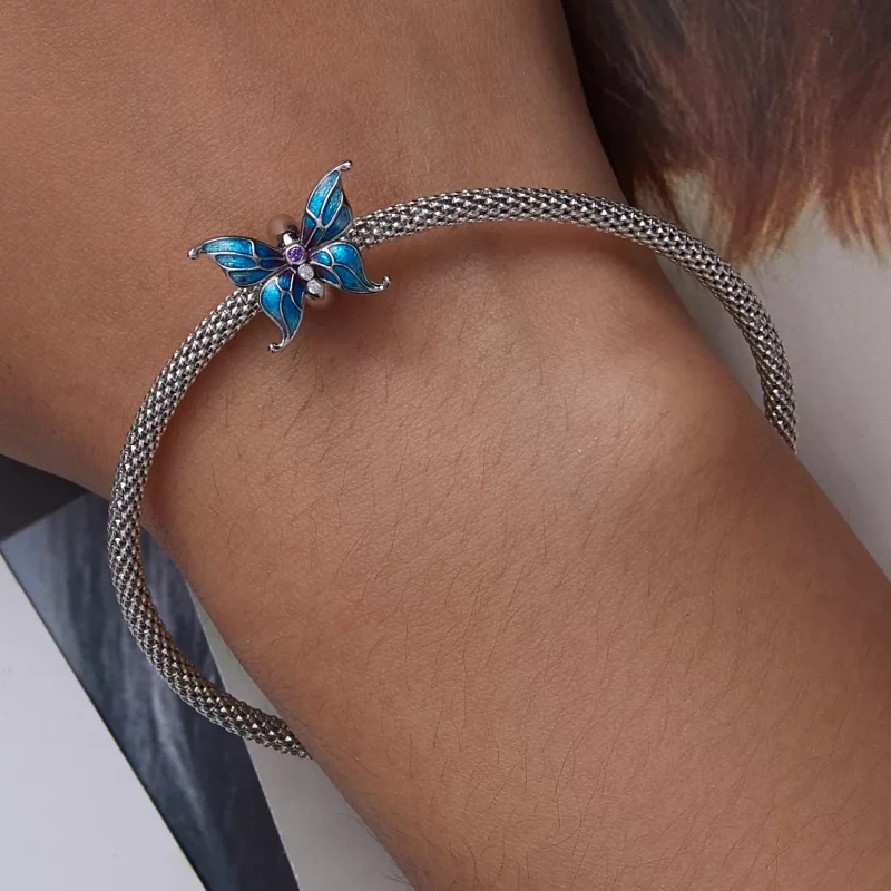 (imagen para) Charm de mariposa estilo Pandora - SCC2326 - Ver 6
