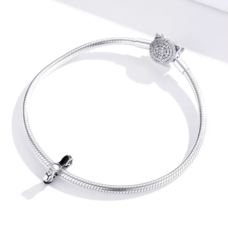 (imagen para) Charm de motocicleta genial estilo Pandora - BSC273 - Ver 3