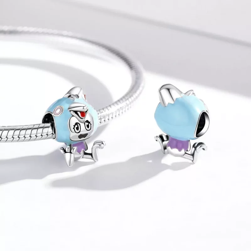 (imagen para) Charm de Muñeca Chica al estilo Pandora - SCC1944 - Ver 3