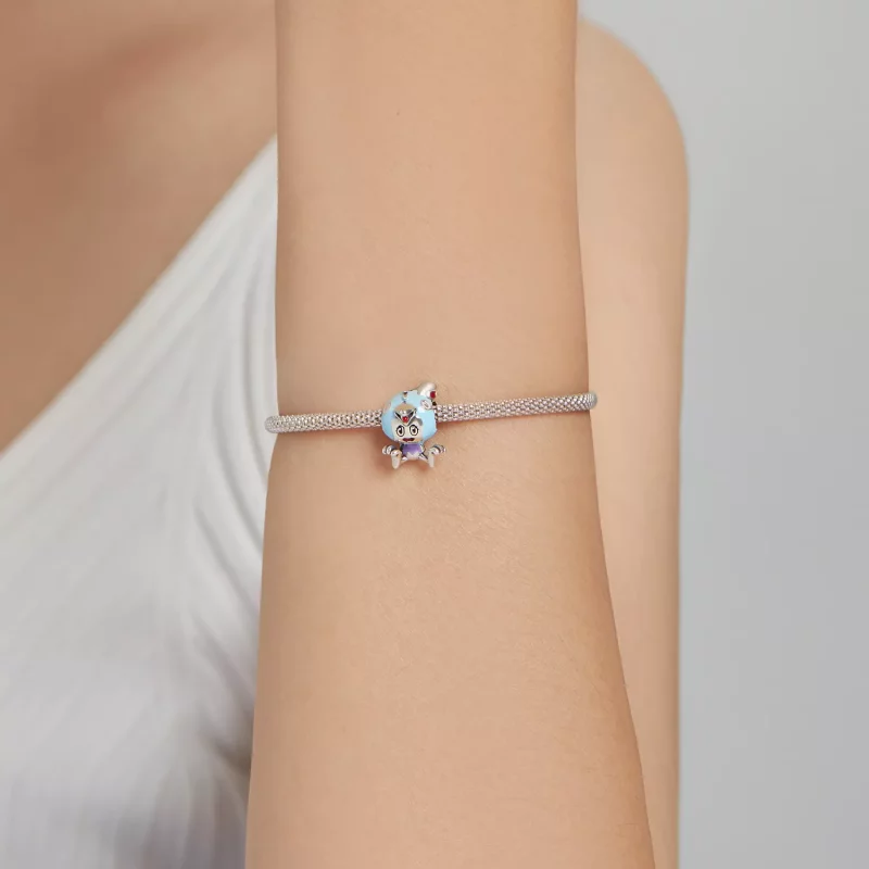 (imagen para) Charm de Muñeca Chica al estilo Pandora - SCC1944 - Ver 5
