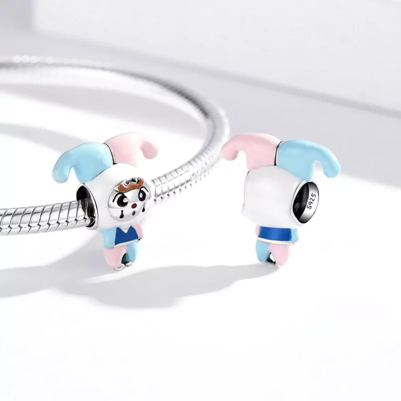 (imagen para) Charm de muñeca payaso estilo Pandora - SCC1942 - Ver 3