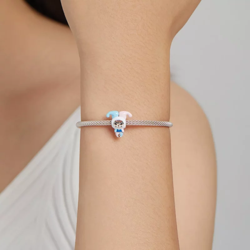 (imagen para) Charm de muñeca payaso estilo Pandora - SCC1942 - Ver 5