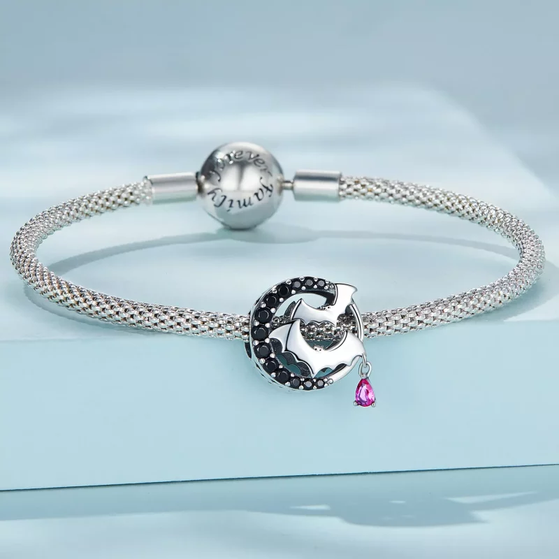 (imagen para) Charm de Murciélago con Estilo Pandora - SCC2392 - Ver 3