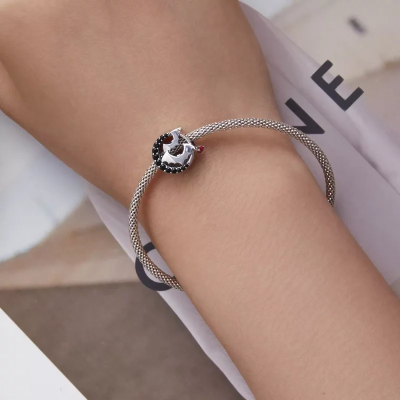 (imagen para) Charm de Murciélago con Estilo Pandora - SCC2392 - Ver 5