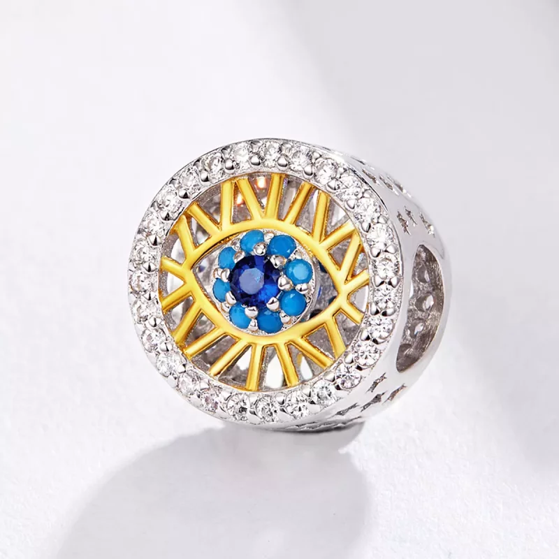 (imagen para) Charm de Ojo de la Suerte estilo Pandora - BSC080 - Ver 2