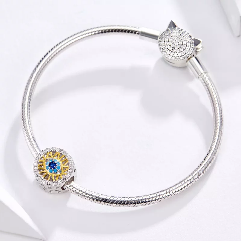 (imagen para) Charm de Ojo de la Suerte estilo Pandora - BSC080 - Ver 3