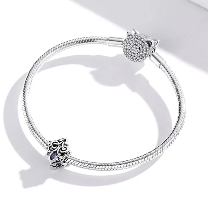 (imagen para) Charm de Ornamentación Vintage de Estilo Pandora - SCC1930 - Ver 3