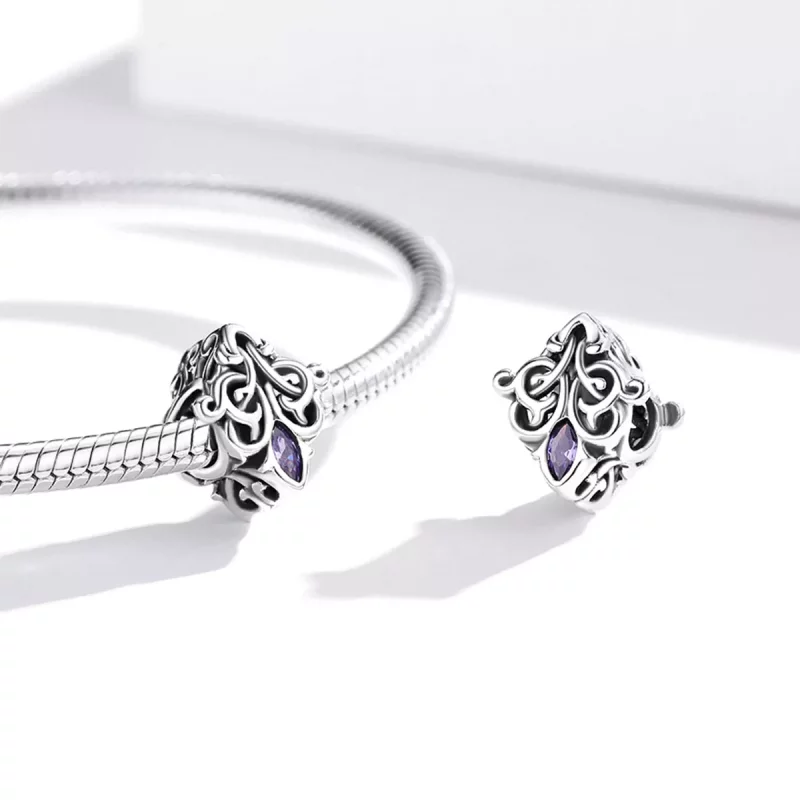 (imagen para) Charm de Ornamentación Vintage de Estilo Pandora - SCC1930 - Ver 4