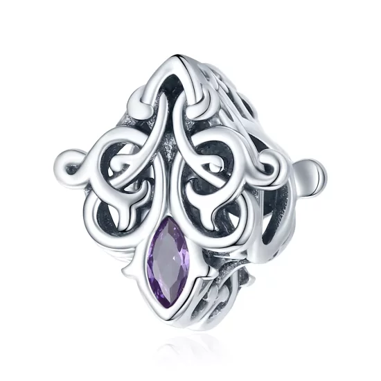 (imagen para) Charm de Ornamentación Vintage de Estilo Pandora - SCC1930