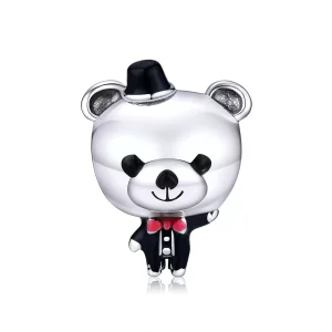 (imagen para) Charm de Oso Novio estilo Pandora - SCC1473