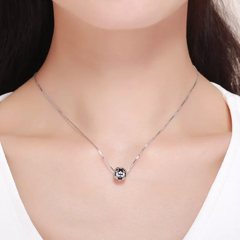 (imagen para) Charm de pasión por el fútbol de estilo Pandora en plata - SCC666 - Ver 6