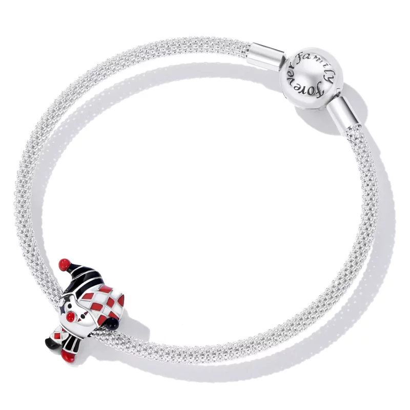 (imagen para) Charm de payaso de póker estilo Pandora - SCC2237 - Ver 5