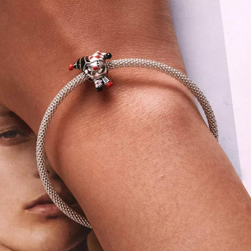 (imagen para) Charm de payaso de póker estilo Pandora - SCC2237 - Ver 6