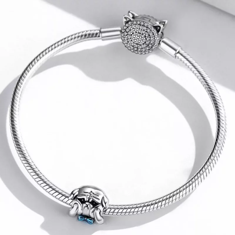 (imagen para) Charm de Pelea de Perros Encantador al Estilo Pandora - SCC2009 - Ver 3