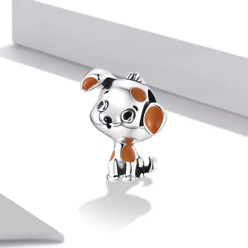 (imagen para) Charm de Perrito Lindo al Estilo de Pandora - SCC2159 - Ver 2