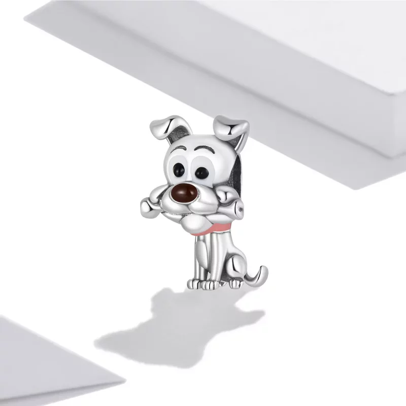 (imagen para) Charm de Perro Encantador al estilo Pandora - SCC2121 - Ver 2