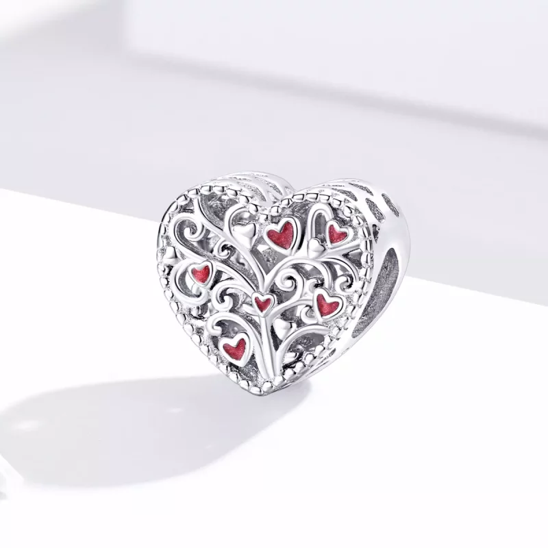 (imagen para) Charm de Plata al estilo de Pandora con Árbol de la Vida - BSC279 - Ver 2