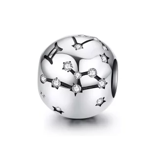 (imagen para) Charm de Plata al Estilo Pandora con Signo de Géminis - SCC1218-3