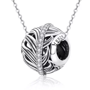 (imagen para) Charm de Plata con Diseño Pandora Estilo Amor Delicado - SCC1065