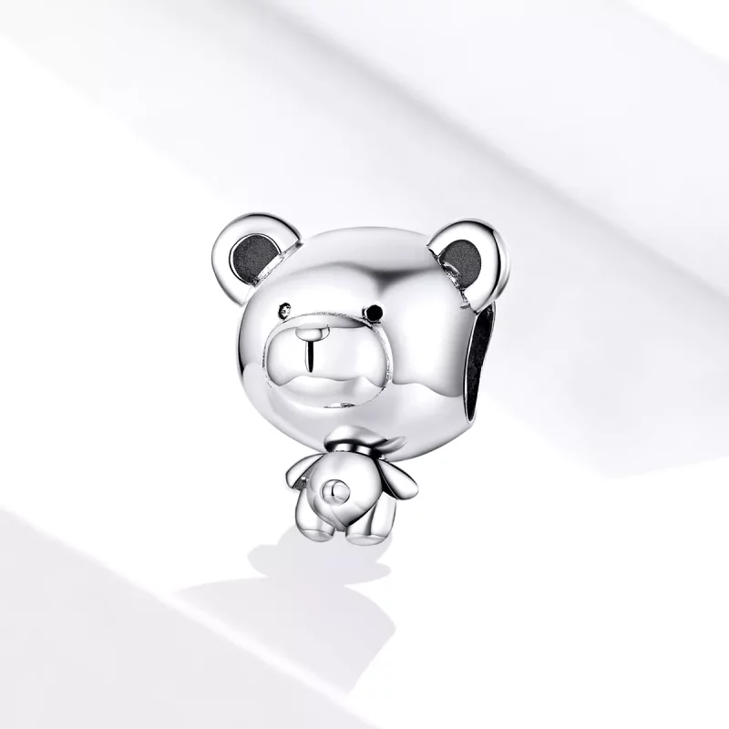 (imagen para) Charm de Plata con estilo de Pandora de Pooh - SCC1502 - Ver 2