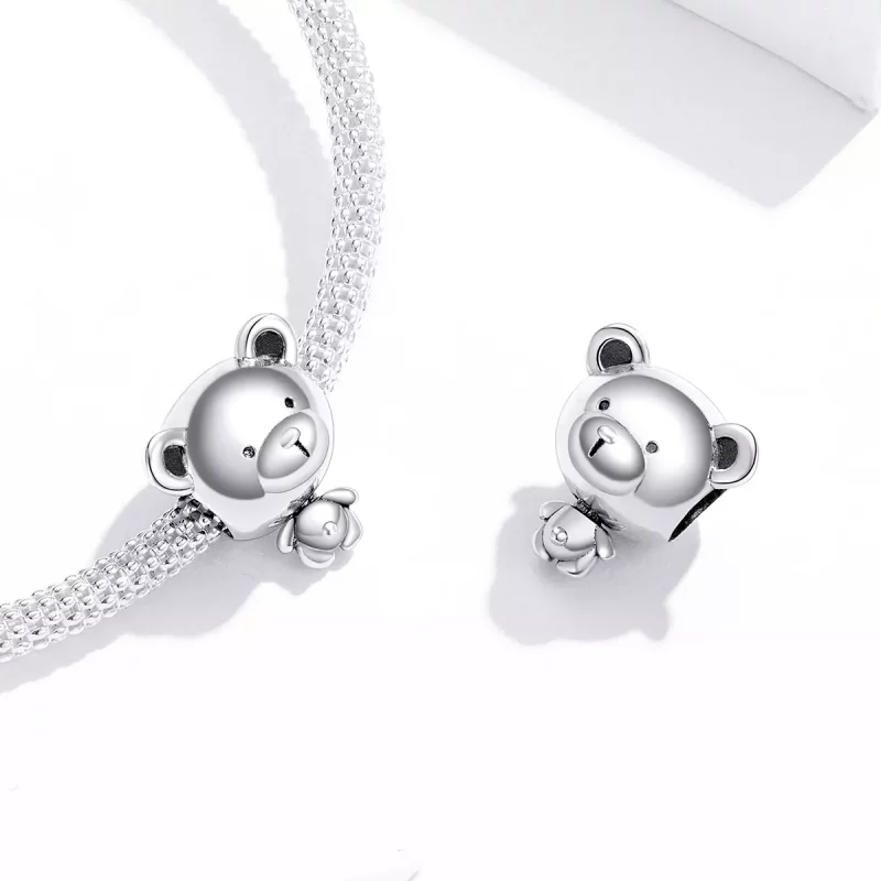(imagen para) Charm de Plata con estilo de Pandora de Pooh - SCC1502 - Ver 4