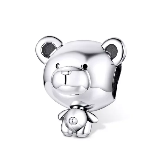 (imagen para) Charm de Plata con estilo de Pandora de Pooh - SCC1502